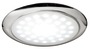 Lampa LED ultra płaska z włącznikiem dotykowym, dwa poziomy mocy - Biała tulejka + profil inox - Kod. 13.408.01 8